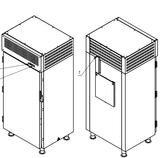 Шкаф холодильный БСВ СХШ-600С, (пропан R290), МОРСКАЯ ВЕРСИЯ