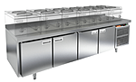 Стол охлаждаемый под тепловое оборудование HICOLD SN 1111/TN LT