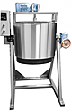 Котел (тестомес) варочный для заварного теста КРИСТАЛЛ 30 литров +Колесные опоры +Быстросъём для мешалки