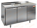 Стол холодильный для салатов (саладетта) HICOLD SL1-11SN с крышкой