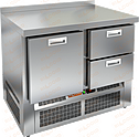 Стол холодильный HICOLD SNE 12/TN + выдвижная секция