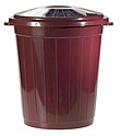 Бак пластиковый ПЛАСТХОЗТОРГ (15 шт) 65 литров, Б-65, темно-бордовый