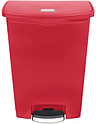 Контейнер с фронтальной педалью <b>Step-on </b>RUBBERMAID Slim Jim 90 л красный, 1883570