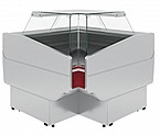 <b>Витрина холодильная</b> ПОЛЮС Carboma Atrium 2  GC120 VM-6 (внутренний угол, динамика) RAL3004 с боковинами