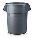 Контейнер для мусора RUBBERMAID FG262000GRAY + крышка FG261960GRAY