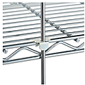 Рейка вертикальная METRO EUR R61C  Chrome Wire Shelving Rod