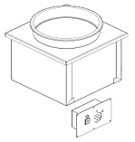 <b>Диспенсер для тарелок</b> тепловой БСВ HP 25