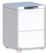 Машина посудомоечная фронтальная PLATINUM TOP 500 + ножки с креплением к палубе + DDE + PS 380В 3Ф 50Гц, без нейтрали, морская версия