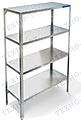 Стеллаж кухонный ТЕХНО-ТТ СТР-424/1000