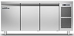 Стол морозильный COLDLINE Master GN1/1 TP17/1B-710 со столешницей без борта + 3 секции ящиков 1/2 + колеса, T10301000401+3*O60121211101+O44400002001