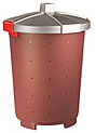 Бак для сбора отходов RESTOLA 45 литров бордовый, 432106121