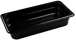 Гастроемкость RESTOLA GN1/3х65, полипропилен черный 325х176х65 мм, 422101013