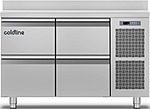 Стол холодильный COLDLINE TA13/1M-710 со столешницей и бортом, T10202000201 + 2 комплекта выдвижных ящиков 1/2