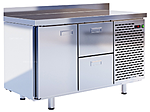 Стол холодильный CRYSPI СШC-2,1 GN-1400 с бортом