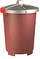 Бак для сбора отходов RESTOLA 65 литров бордовый, 432106221