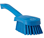 Щетка для мытья Vikan с короткой ручкой, 270 мм, жесткий ворс, синий 41923