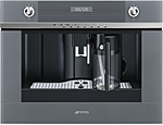 <b>Кофемашина</b> автоматическая SMEG HOME CMS4101S,60 см, высота 45 см, стекло Stopsol + нержавеющая сталь