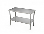 Стол разделочный со сплошной полкой ATESY СР-П-1200.800-02 (СП-2/1200/800) без борта