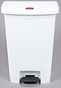 Контейнер с фронтальной педалью <b>Step-on </b>RUBBERMAID Slim Jim 50 л белый, 1883557