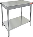 Стол нержавеющий разделочный центральный с полкой HICOLD НСО-8/6П