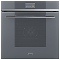 Шкаф духовой SMEG HOME SF6104TPS  60 см, серебристое стекло Stopsol