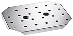 Дно вставное из нержавеющей стали, перфорированное для гастроемкости B.PRO BLANCO G-ELB 1/2, 550 647
