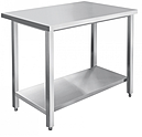 Стол производственный островной ABAT СПРО-7-5 с полкой, 210000801199