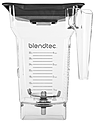 Набор из двух стаканов четырехсторонних для блендера BLENDTEC 2 Fourside Jar, Soft Lid, прозрачные, с мягкими крышками, 40-710-02