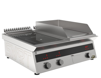 Плита индукционная комбинированная SMART INDUCTION K94-3KRN с грилем
