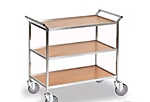 Тележка для официанта ОЛДАК ТО 37.2 с полками из ламината