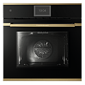 Шкаф духовой KUPPERSBUSCH B 6850.0 S4, черное стекло, Gold