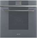 Шкаф духовой многофункциональный  SMEG HOME SFP6104SPS 60см с подачей пара, с функцией пиролиза,60 см, серебристое стекло Stopsol.