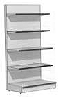 Стеллаж торговый пристенный CRYSPI Praktisch L=665 H=2300