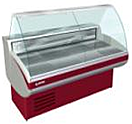 Витрина холодильная CRYSPI Gamma-2 1500 с боковинами (RAL 3004)