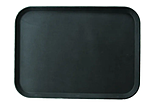 Поднос прорезиненный прямоугольный PROHOTEL пластик ,L=41,B=30,5см черный
