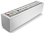 Витрина для мороженого IFI GELATO PANORAMA L 2500 UC EST 1 LEVEL 2 TEMPERATURE