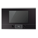 Печь микроволновая KUPPERSBUSCH MR 6330.0 S1, черное стекло, Stainless Steel