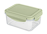 Контейнер для продуктов герметичный RESTOLA Smart Lock прямоугольный, 0,5 л, зеленый, 431129009