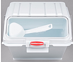 Контейнер для хранения с ковшом RUBBERMAID 10л, 29,8х38,0х21,6см, белый, 2020978