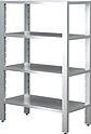 Стеллаж CRYSPI СКШ 900х500х1800 4 перф. полки, СКШ_9050180_4П