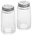 Набор для специй PROHOTEL соль+перец; стекло, сталь; 50мл; H=70, L=70, B=35мм, BF-2103
