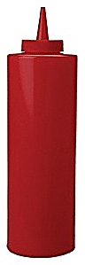 Емкость (диспенсер) для соусов PROFF CUISINE 370 мл, красная, JD-BSD12 / 90001016