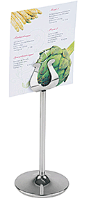 Держатель для меню APS нержавеющая сталь