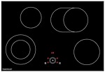 Панель варочная электрическая KUPPERSBUSCH KE 8330.0 SR, черное стекло, без рамки