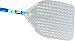 Лопата для пиццы прямоугольная перфорированная GIMETAL Azzura 36x36 l=120, A-37RF/120