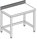 Стол производственный БСВ СПЭ-812 Б 1200х800х850 с бортом, без полки, неразборный