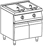 <b>Фритюрница</b> электрическая 15+15л SILKO NEFE74215