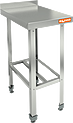 Стол пристенный с бортом и полкой решеткой HICOLD НСО-5/6Б ЭН