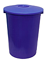 Бак мусорный ТАРА.РУ 60 литров синий, МБ-60