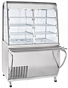 Прилавок-витрина холодильный ABAT Премьер ПВВ(Н)-70Т-С-НШ, 210000001428